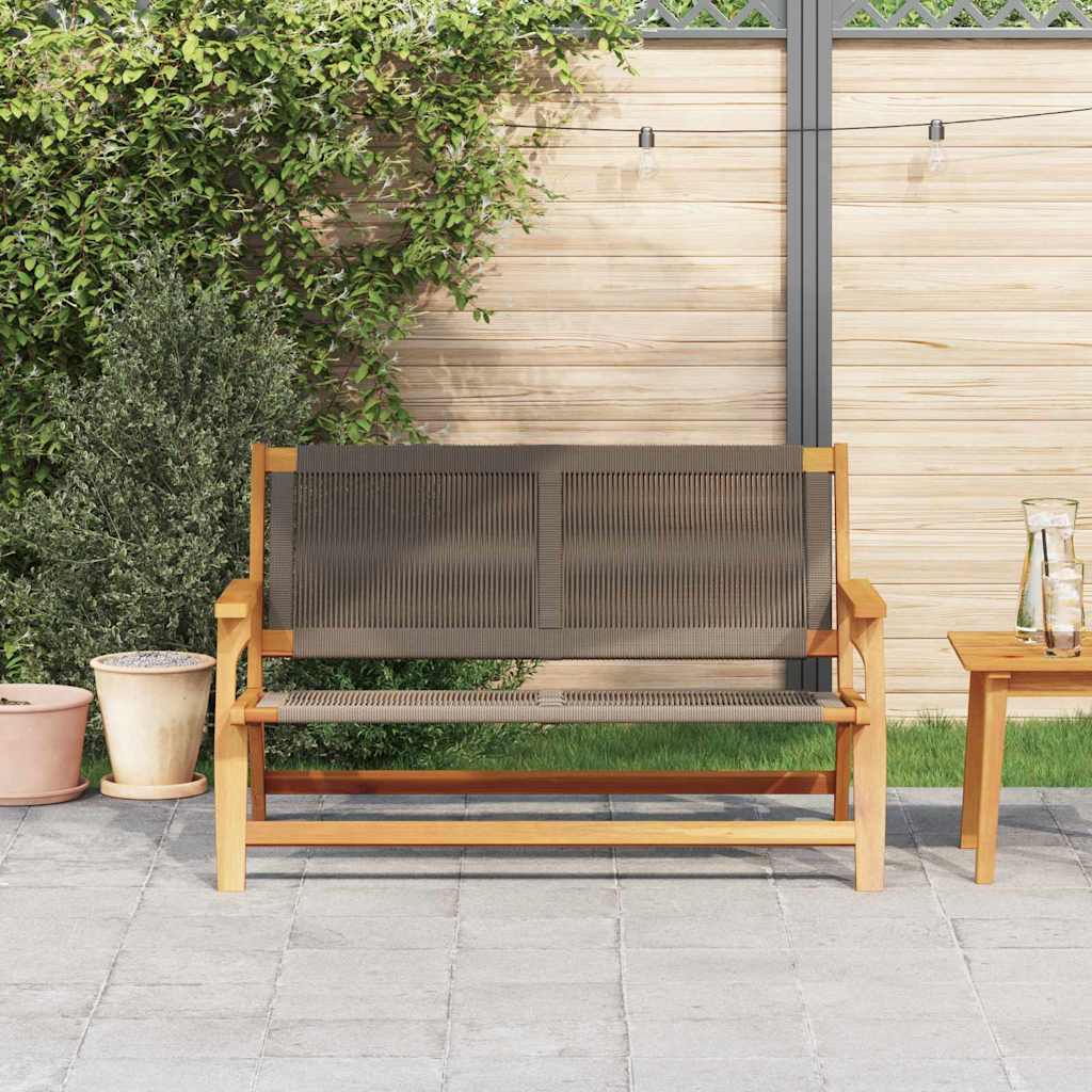 Garden Furniture Grey 122 x 76 x 73 cm Solid Acacia Wood