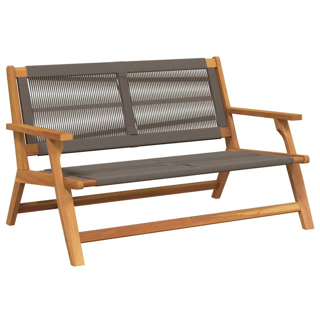 Garden Furniture Grey 122 x 76 x 73 cm Solid Acacia Wood