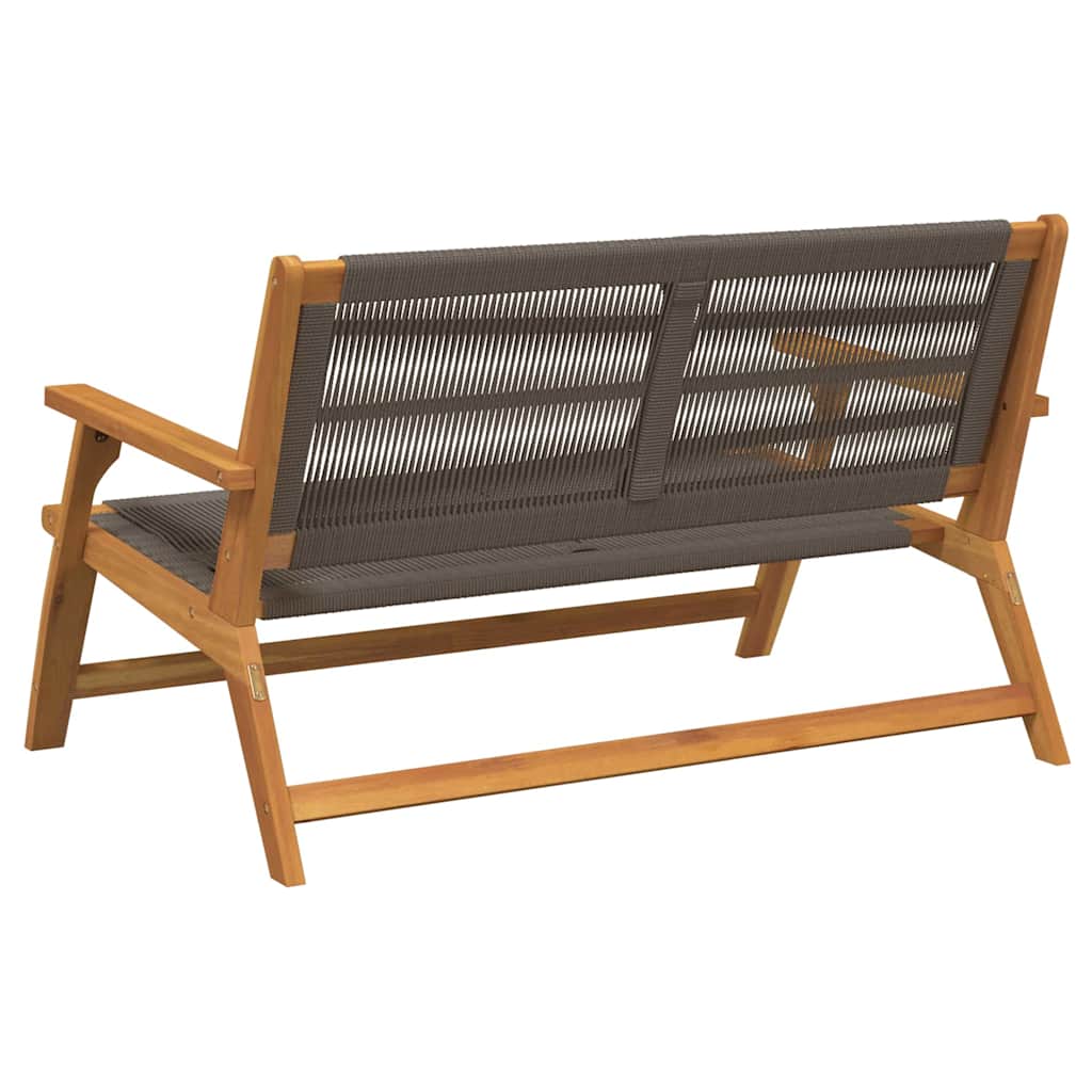 Garden Furniture Grey 122 x 76 x 73 cm Solid Acacia Wood