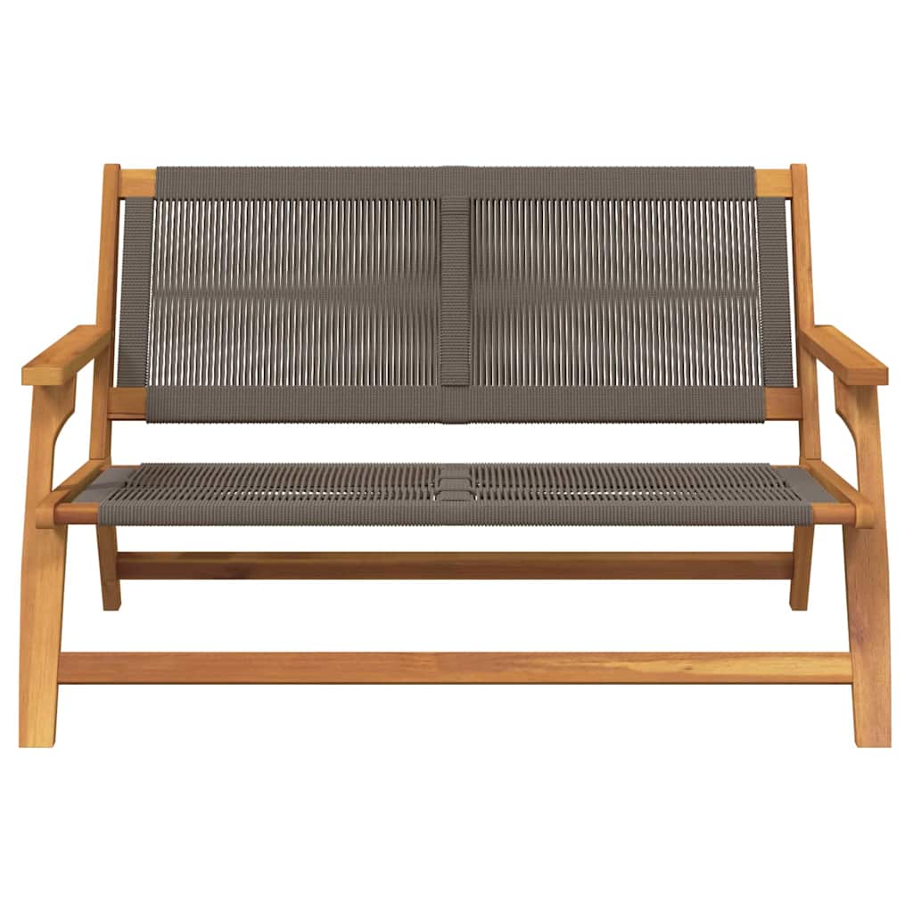 Garden Furniture Grey 122 x 76 x 73 cm Solid Acacia Wood
