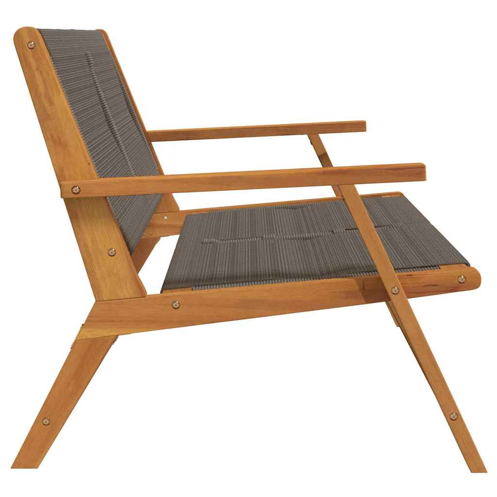 Garden Furniture Grey 122 x 76 x 73 cm Solid Acacia Wood