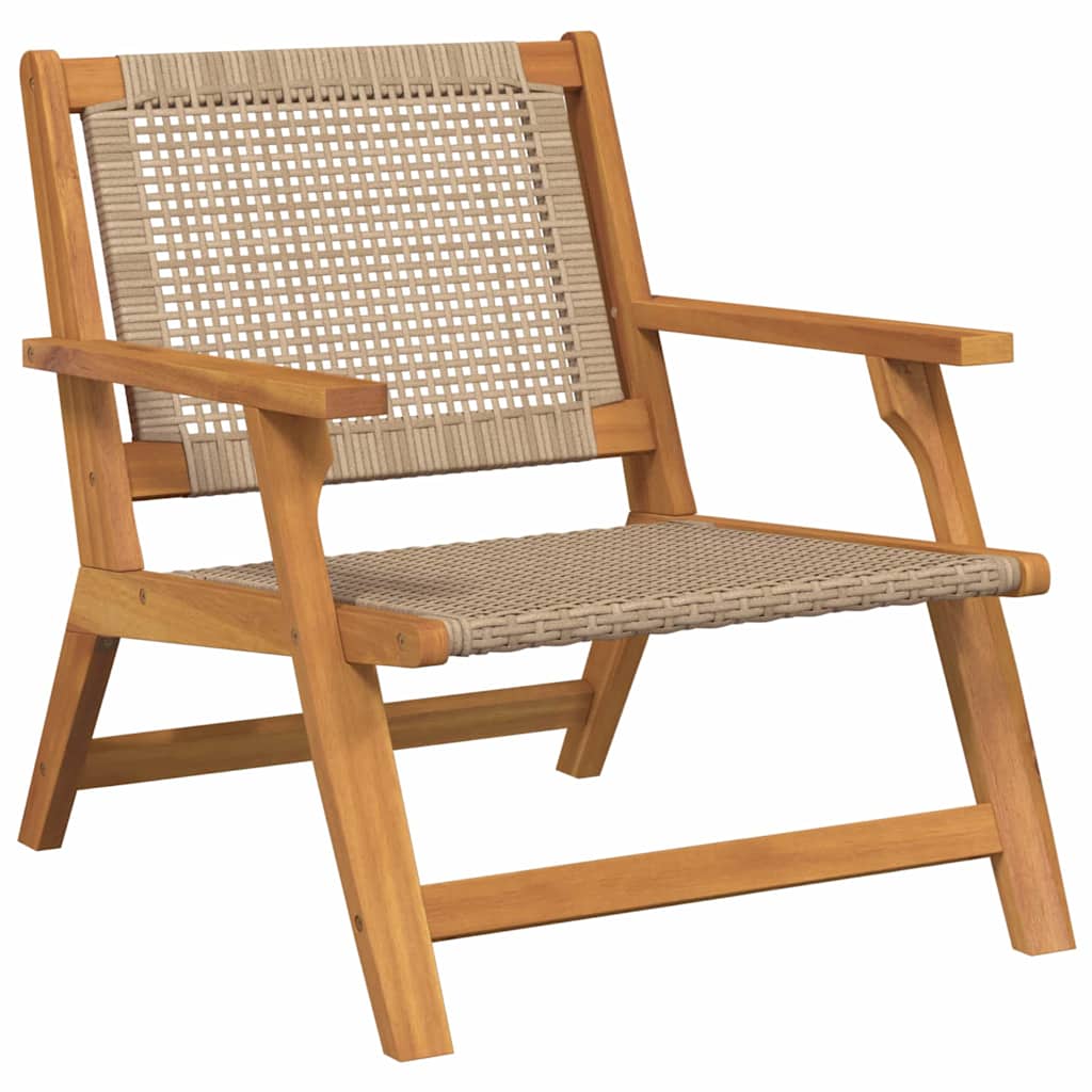 Garden Furniture 2 pcs Beige 67 x 78 x 73 cm Solid Acacia Wood