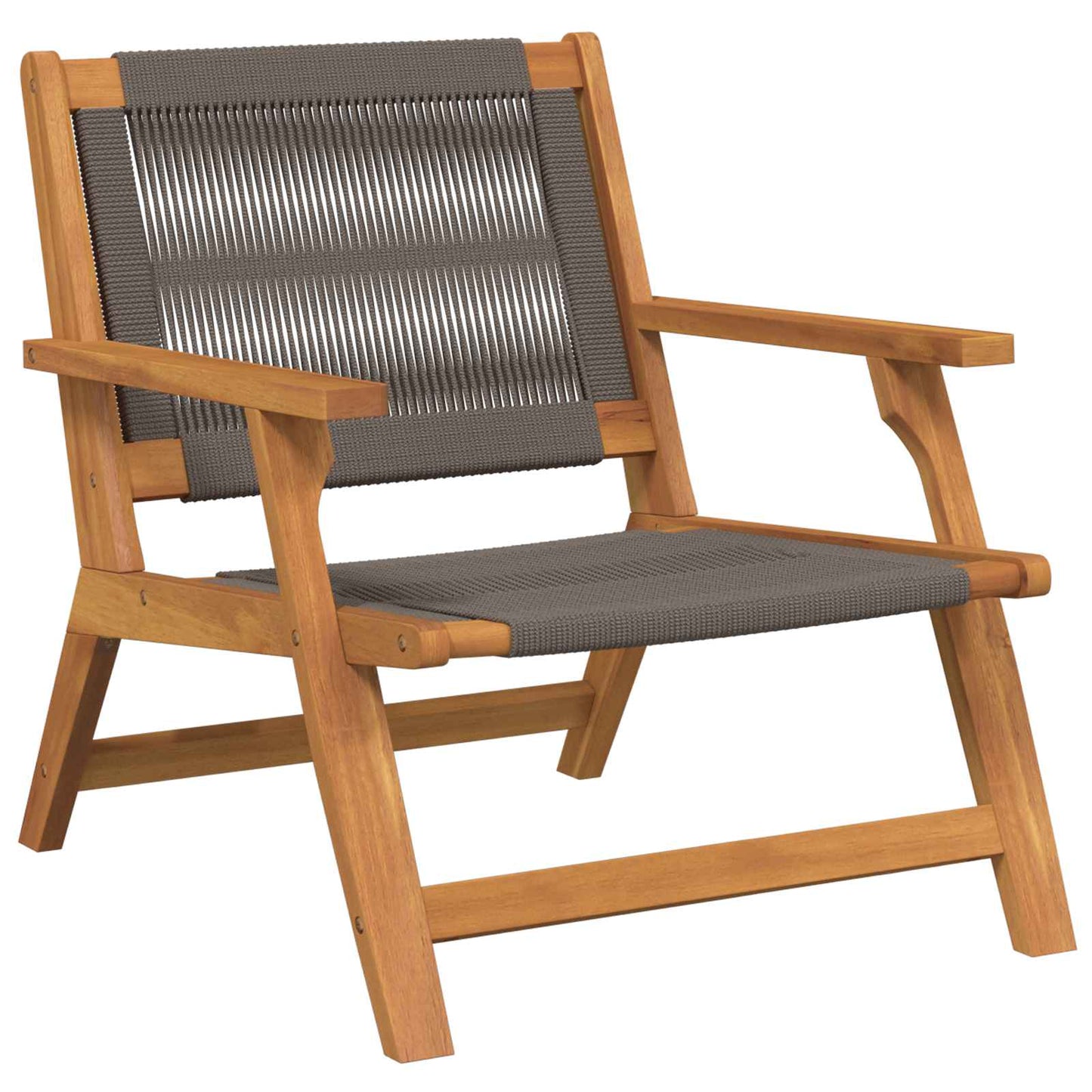 Garden Furniture 2 pcs Grey 67 x 78 x 73 cm Solid Acacia Wood