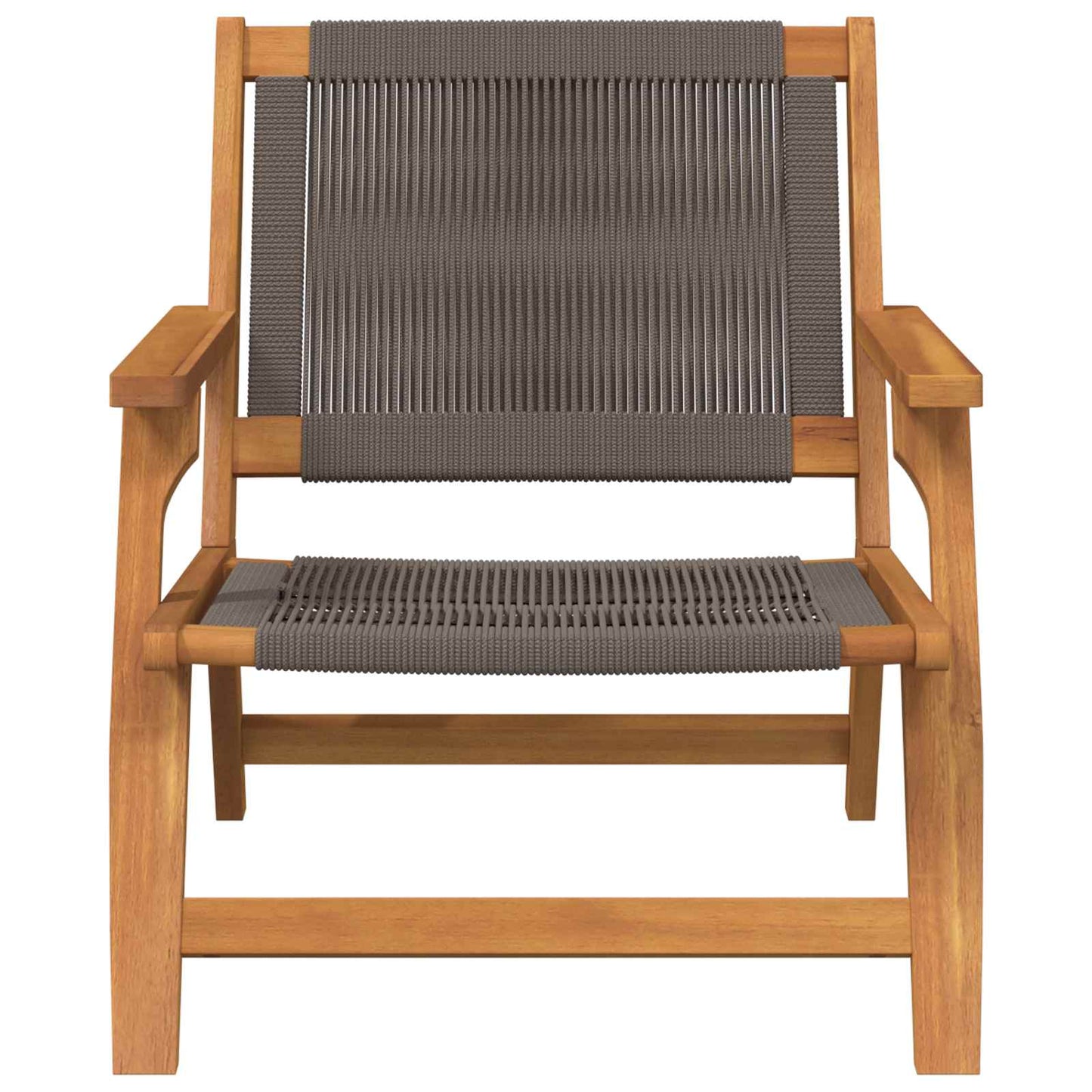Garden Furniture 2 pcs Grey 67 x 78 x 73 cm Solid Acacia Wood