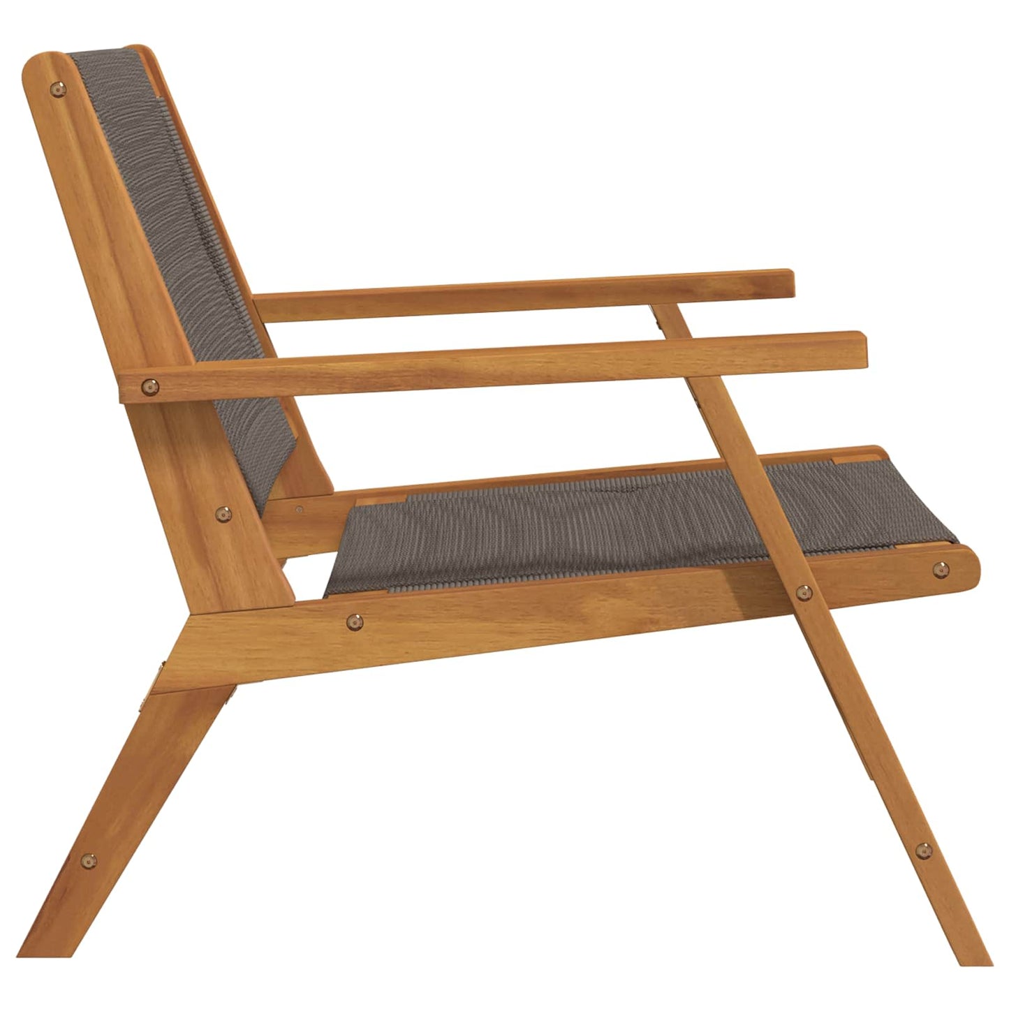 Garden Furniture 2 pcs Grey 67 x 78 x 73 cm Solid Acacia Wood