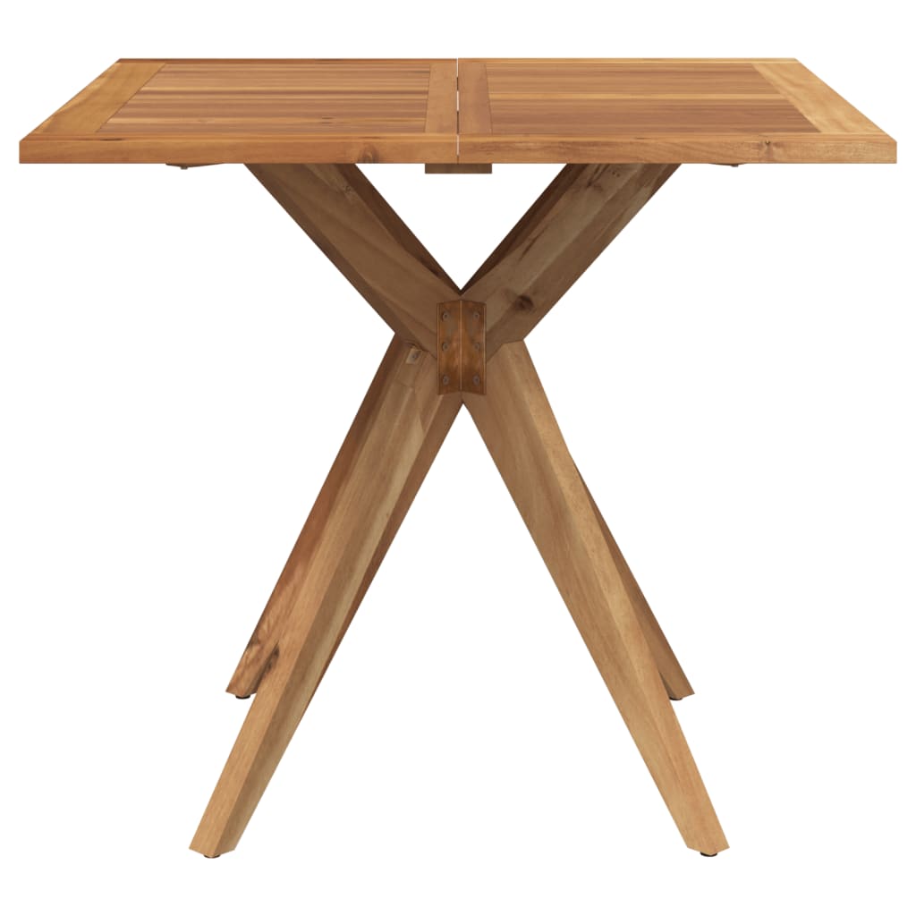 Garden Table Square 85x85x75 cm Solid Wood Acacia