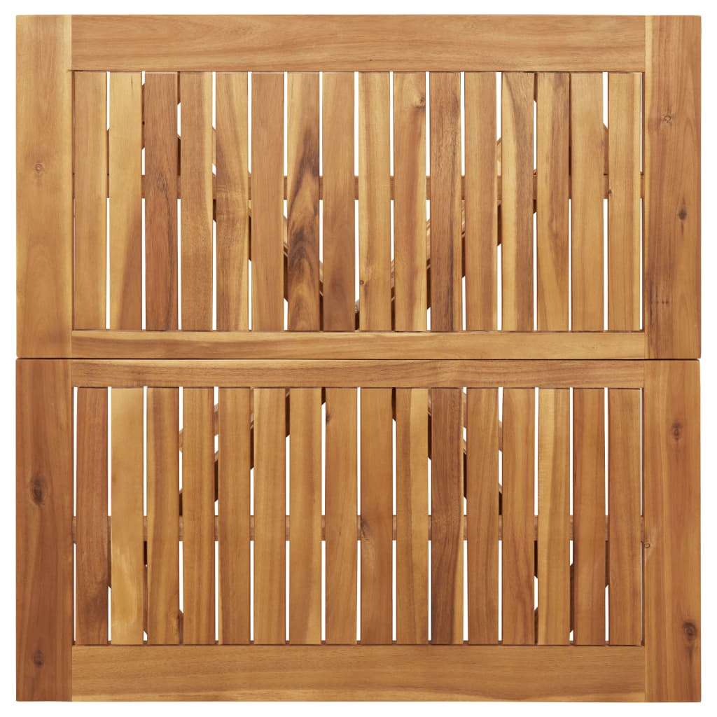 Garden Table Square 85x85x75 cm Solid Wood Acacia