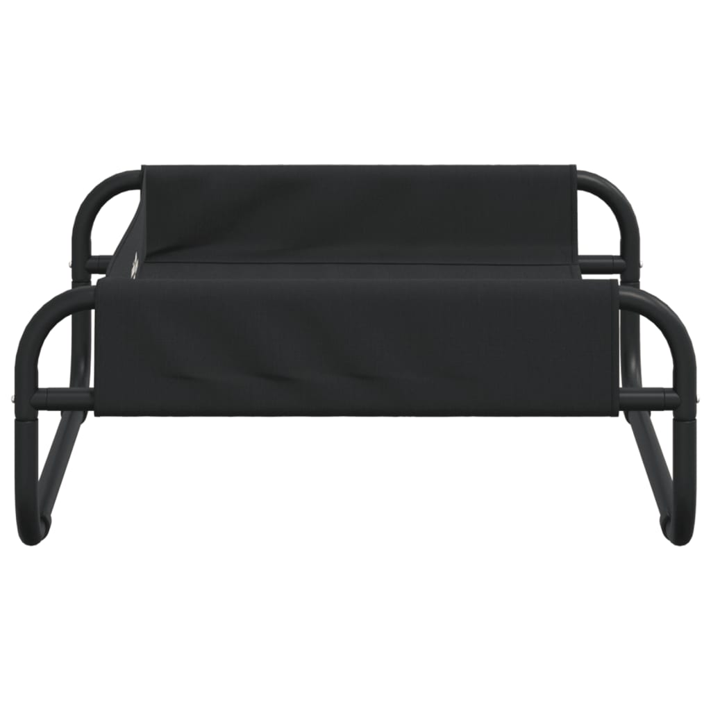 Elevated Dog Bed Anthracite Oxford Fabric and Steel