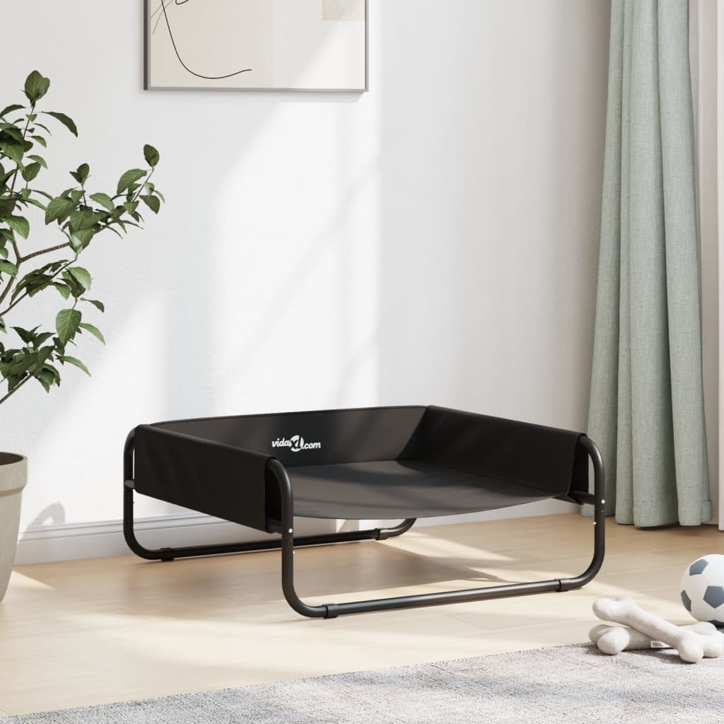 vidaXL Elevated Dog Bed Anthracite Oxford Fabric and Steel