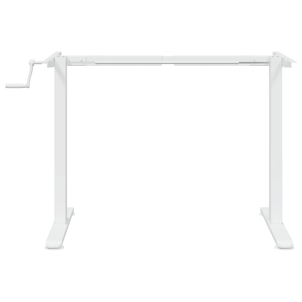 vidaXL Standing Desk Frame White (94-135)x60x(70-114) cm Steel