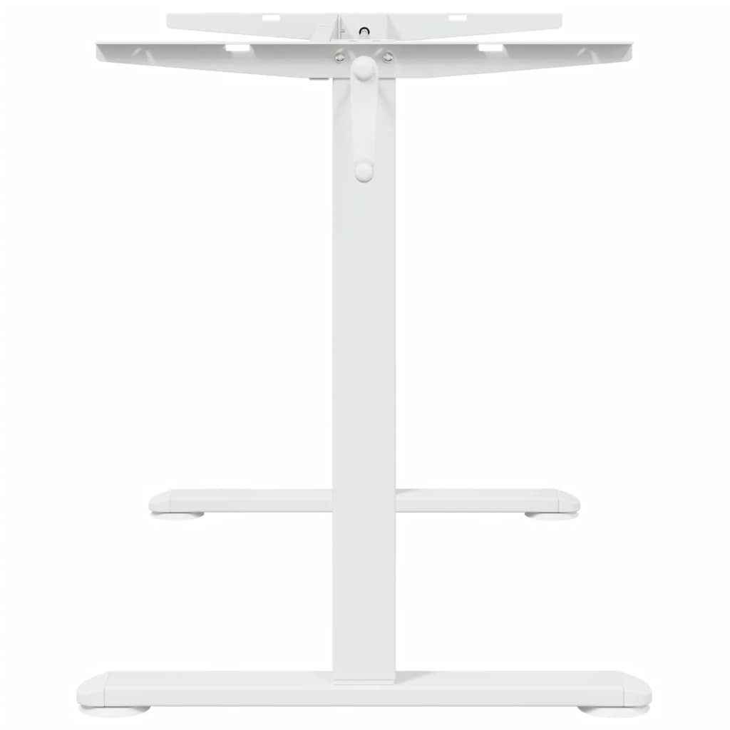 vidaXL Standing Desk Frame White (94-135)x60x(70-114) cm Steel