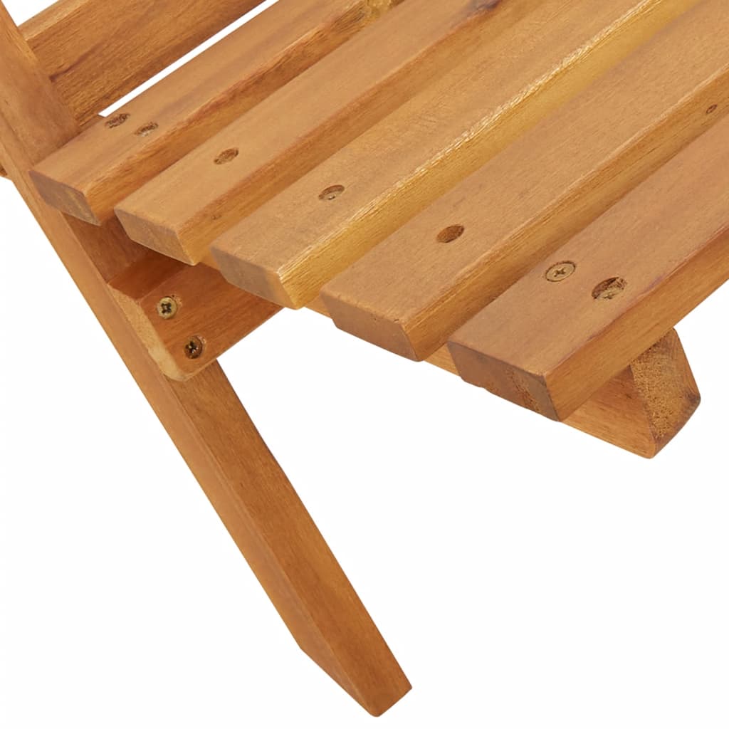 Garden Chairs 2 pcs Beige Solid Wood Acacia and Polypropylene