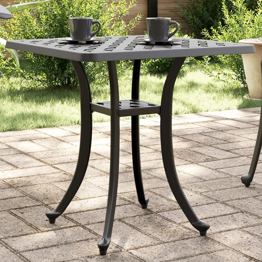 Garden Table | Black | Cast Aluminium | Medium |  Durable  | Garden Table