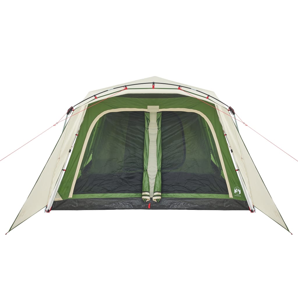 vidaXL Family Tent with Porch 9-Person Green Quick Release