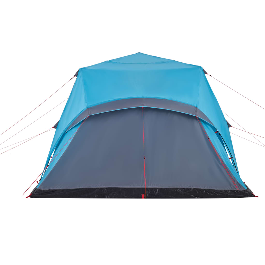 vidaXL Family Tent with Porch 9-Person Blue Quick Release