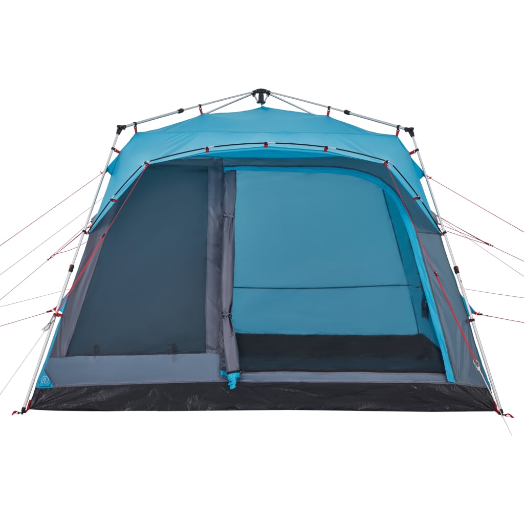 vidaXL Family Tent Cabin 7-Person Blue Quick Release