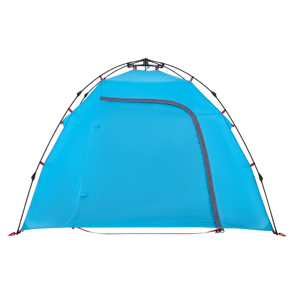 vidaXL Camping Tent Dome 3-Person Blue Quick Release