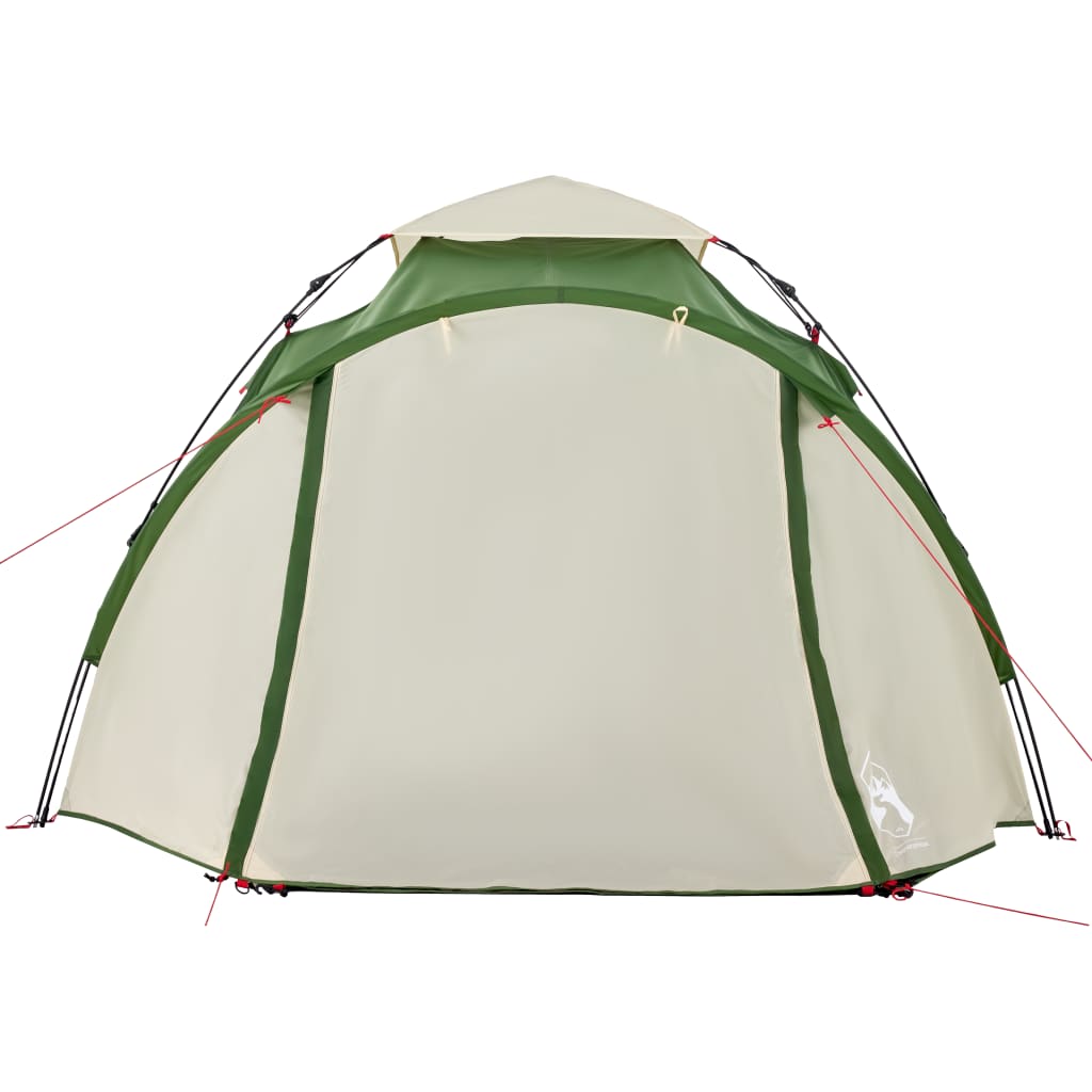 vidaXL Camping Tent Dome 3-Person Green Quick Release