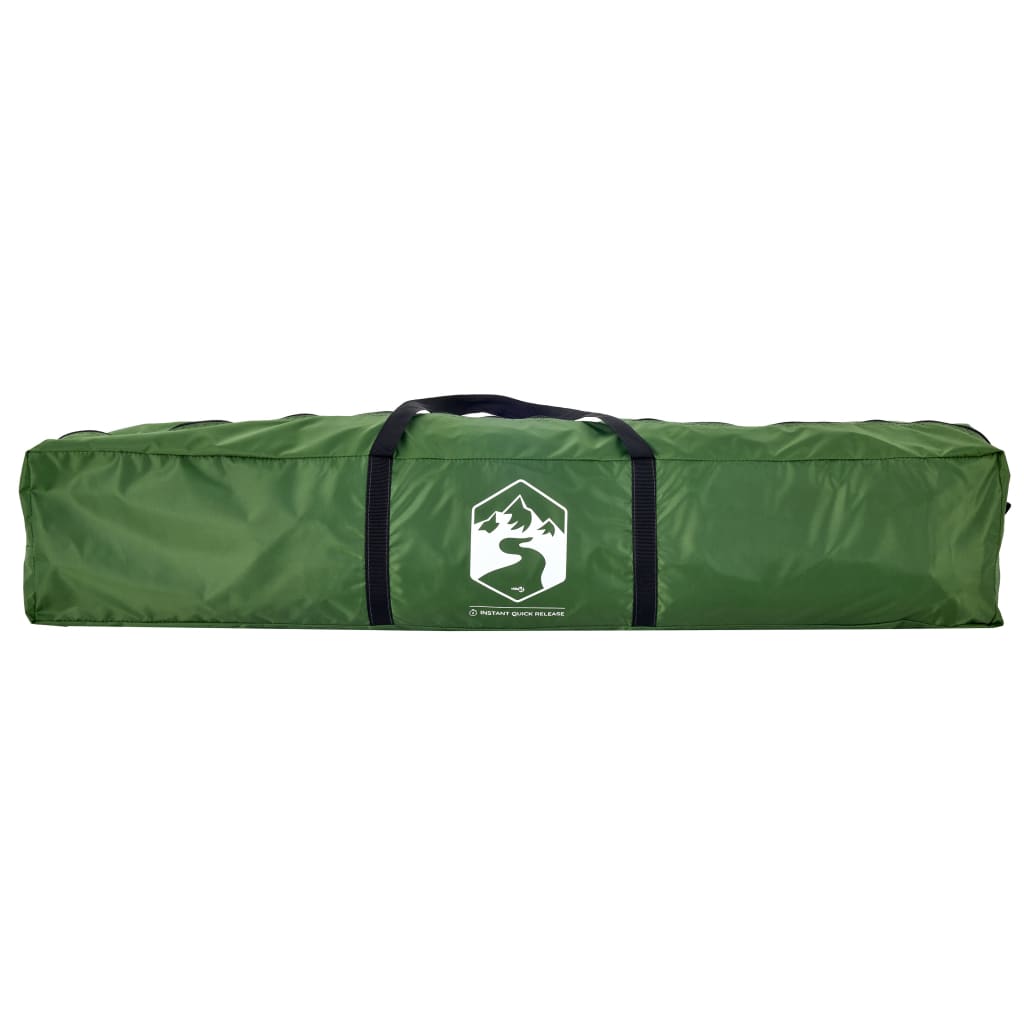 vidaXL Camping Tent Dome 4-Person Green Quick Release