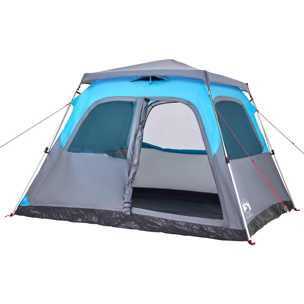 vidaXL Family Tent Dome 6-Person Blue Quick Release