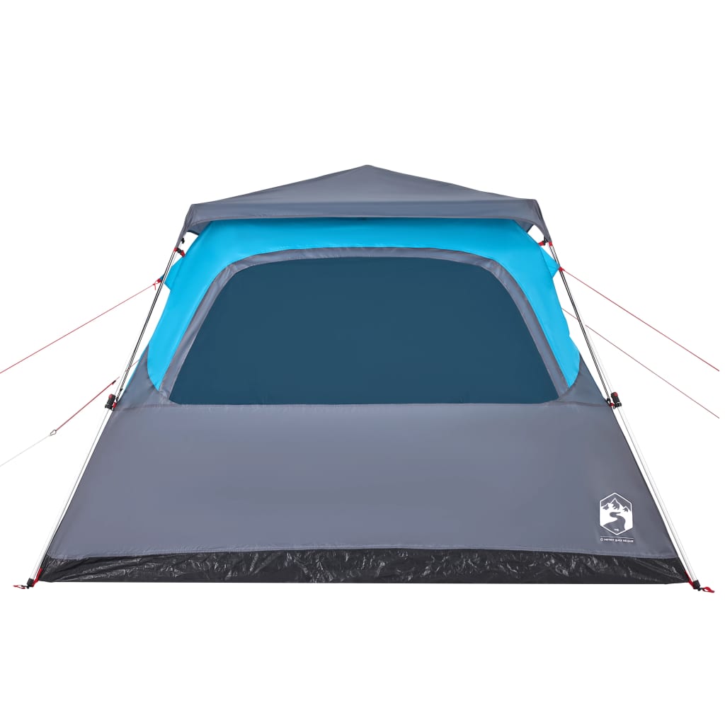 vidaXL Family Tent Dome 6-Person Blue Quick Release