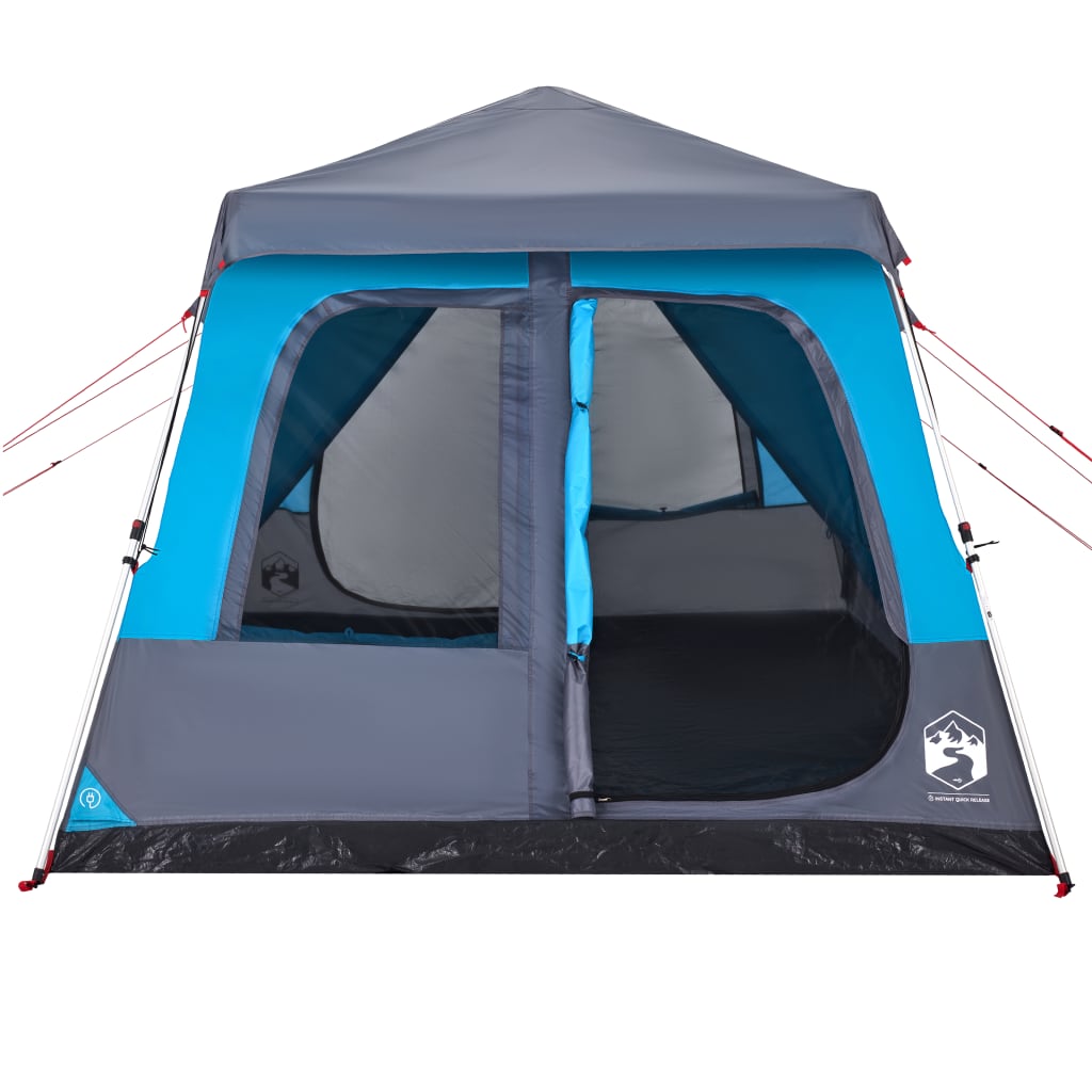 vidaXL Family Tent Dome 8-Person Blue Quick Release