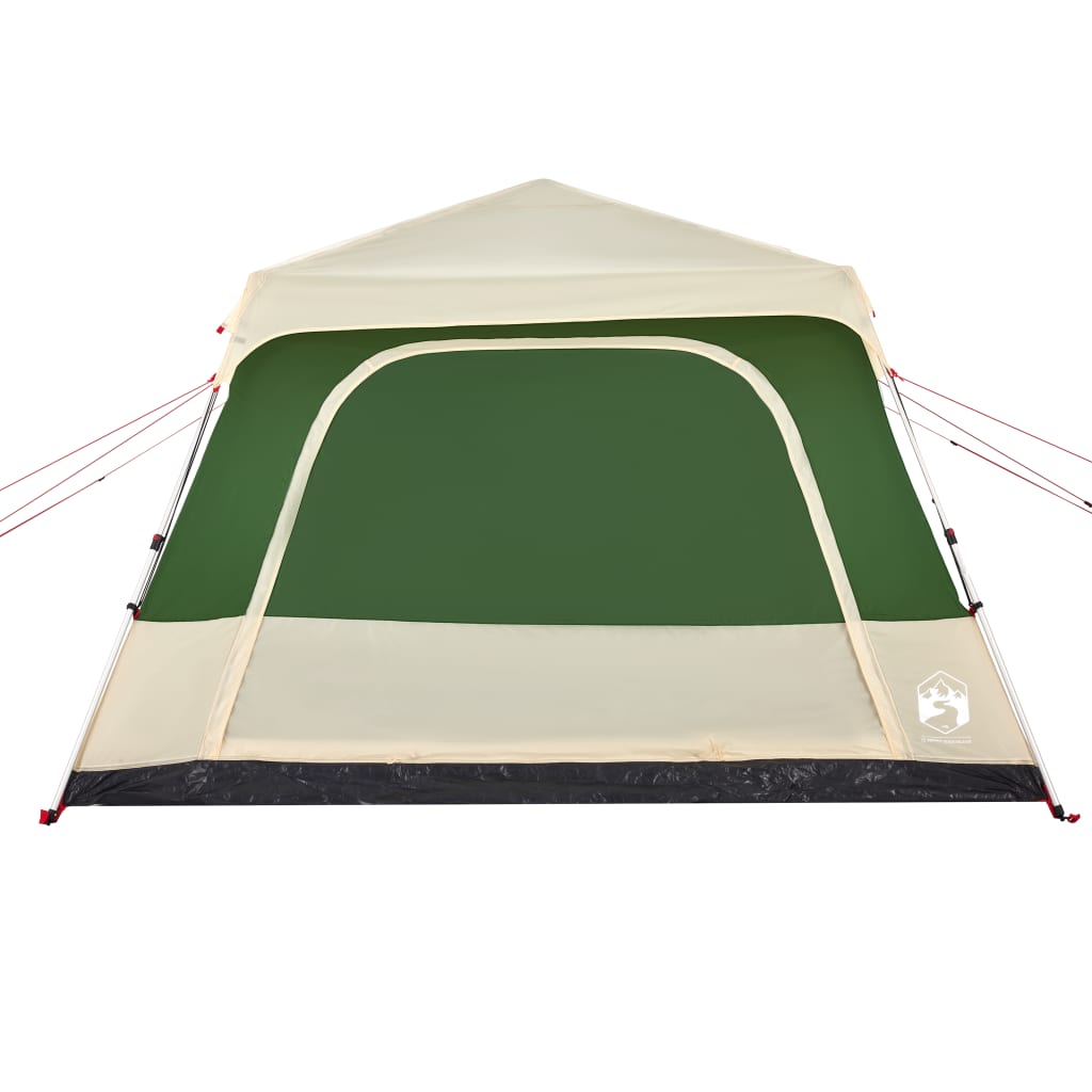 vidaXL Family Tent Dome 10-Person Green Quick Release