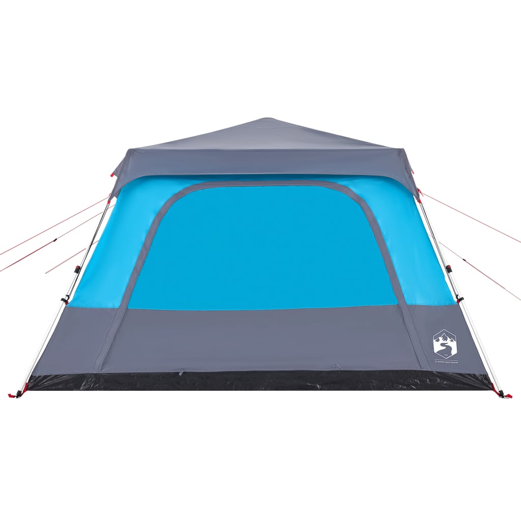 vidaXL Family Tent Dome 10-Person Blue Quick Release