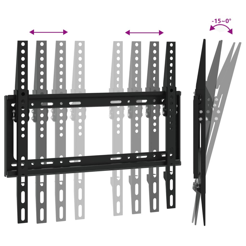 vidaXL TV Wall Mount for 26-63 Inch Screen Max VESA 400x400 mm 40kg