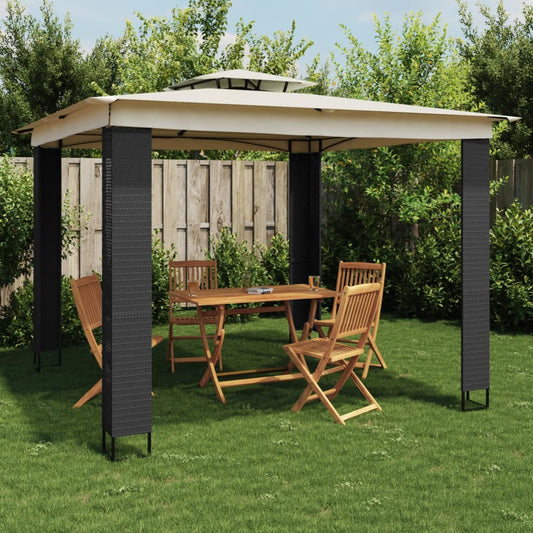 Gazebo | Anthracite | Powder-coated steel | Large