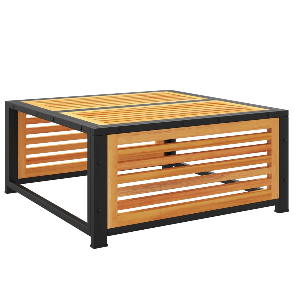 Garden Table | Brown | Solid Acacia wood | 68x68x30 cm | Durable