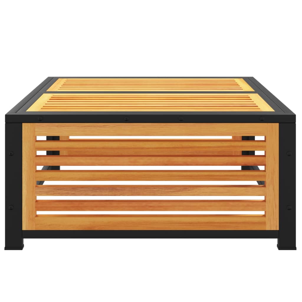 Garden Table | Brown | Solid Acacia wood | 68x68x30 cm | Durable