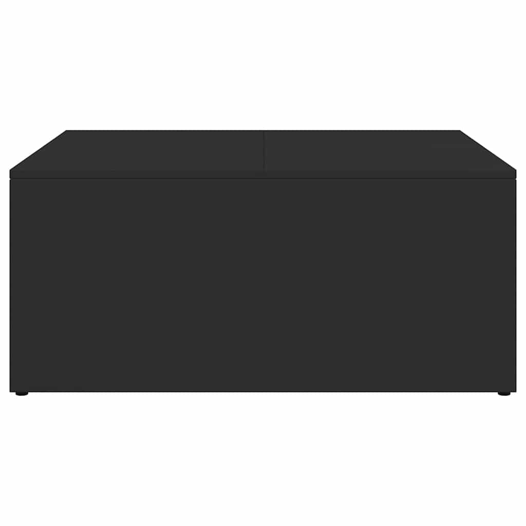 Nesting Coffee Tables 2 pcs Black Engineered Wood and Metal