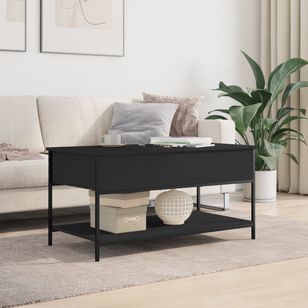Coffee Table | Black | Engineered wood, metal | Medium | Coffee Table