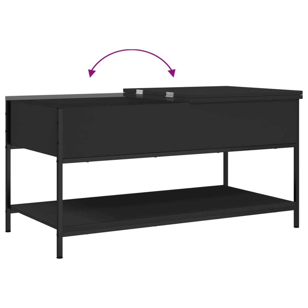 Coffee Table | Black | Engineered wood, metal | Medium | Coffee Table