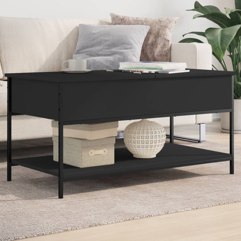 Coffee Table | Black | Engineered wood, metal | Medium | Coffee Table