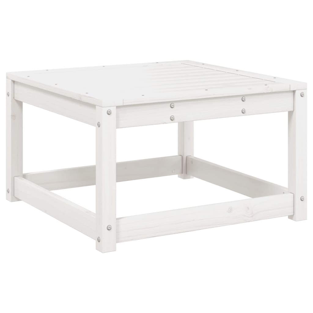 Garden Lounge Set | White | Solid pine wood | 7 Piece Set | Modular