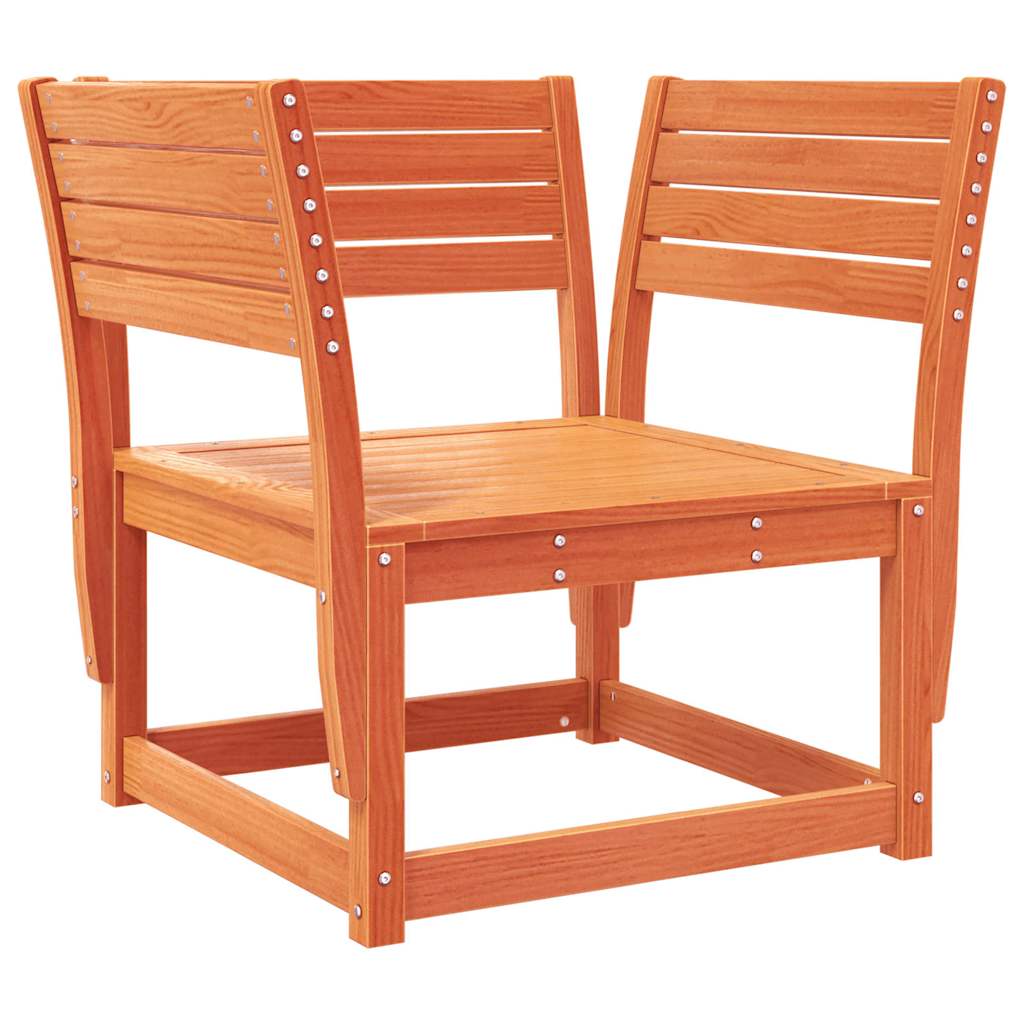 Garden Lounge Set | Wax Brown | Solid Pine Wood | 8 Piece Set | Modular