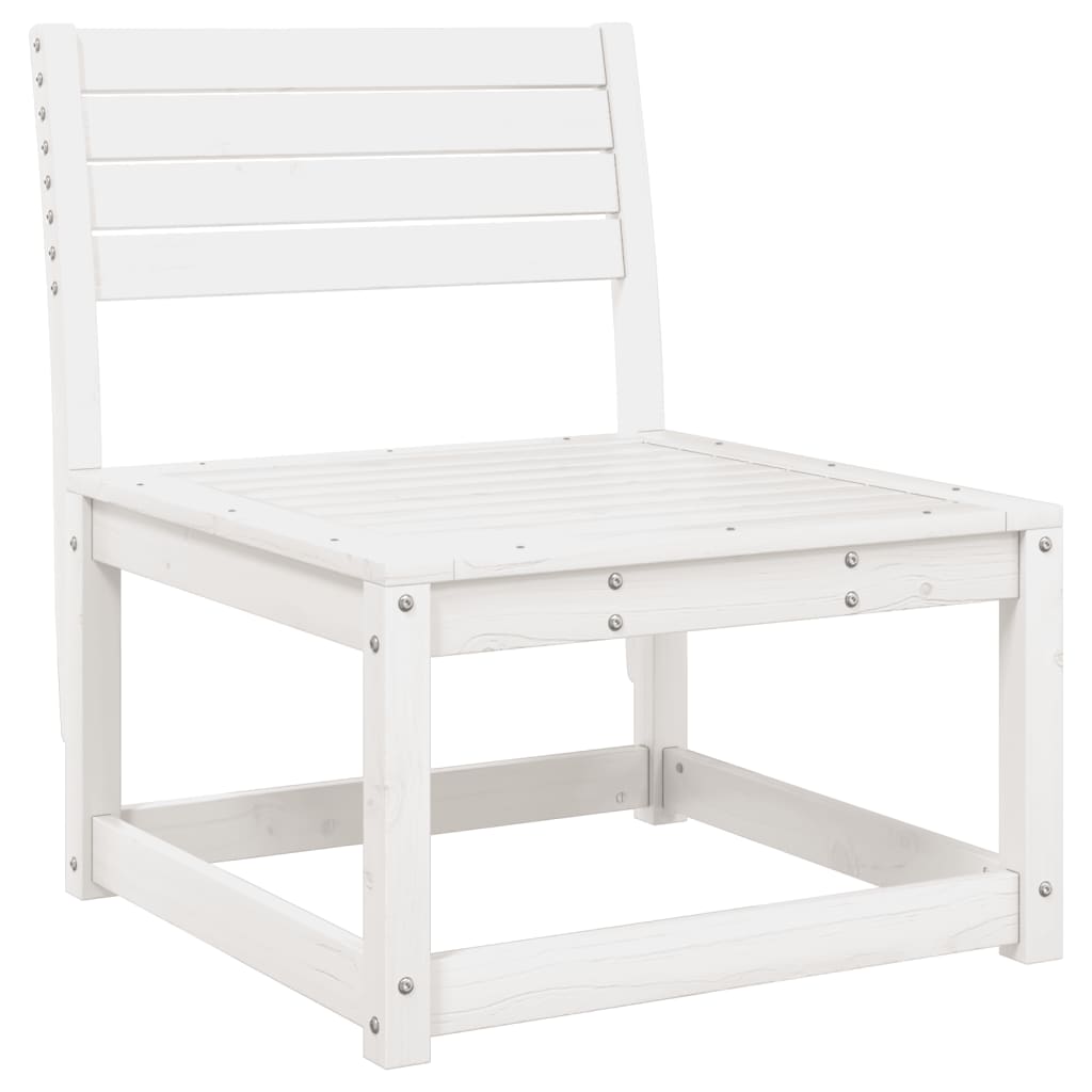 Garden Sofa Set | White | Solid Pine Wood | Large |  Modular