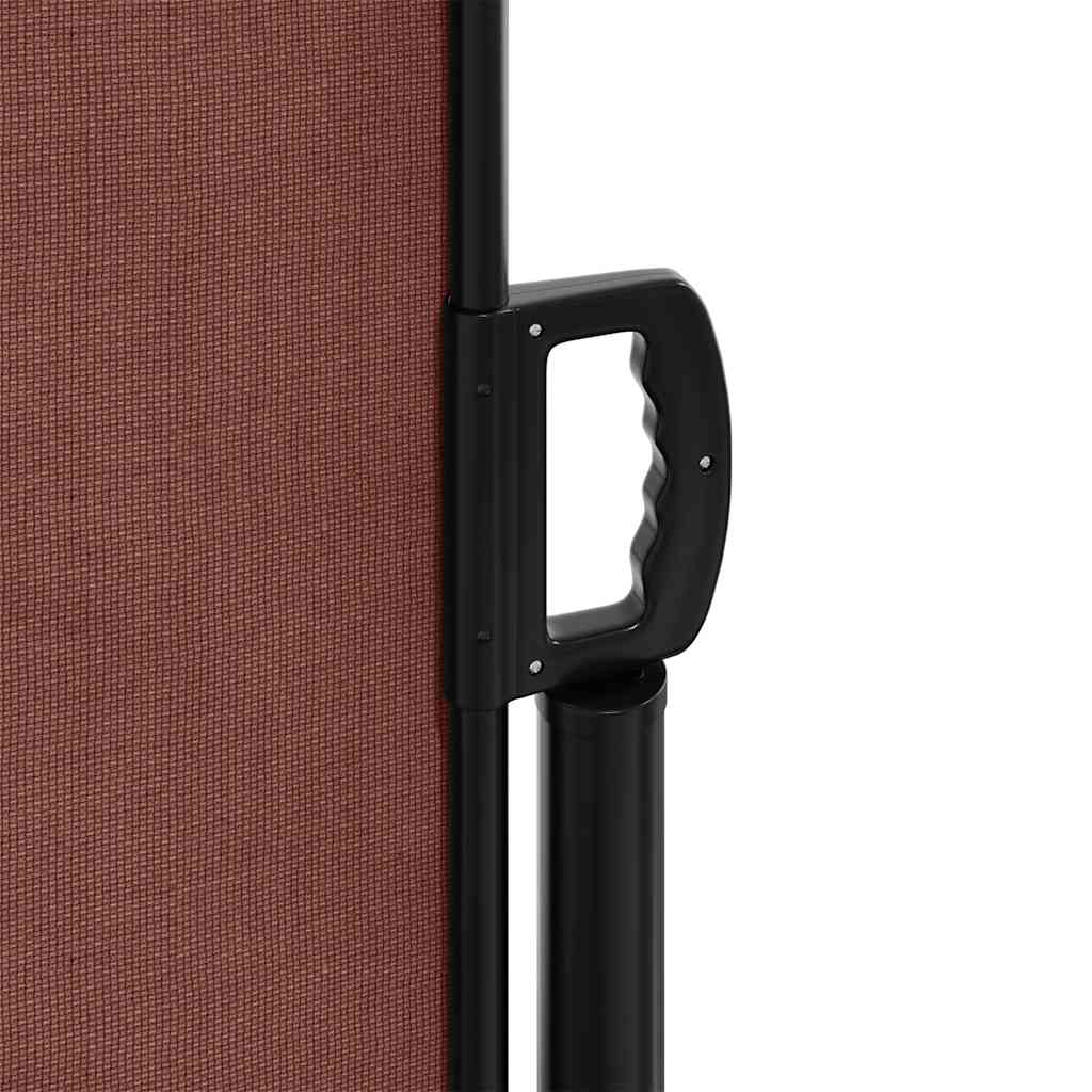 Retractable Side Awning Brown 100x300 cm