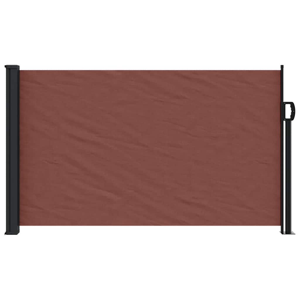 Retractable Side Awning Brown 117x300 cm