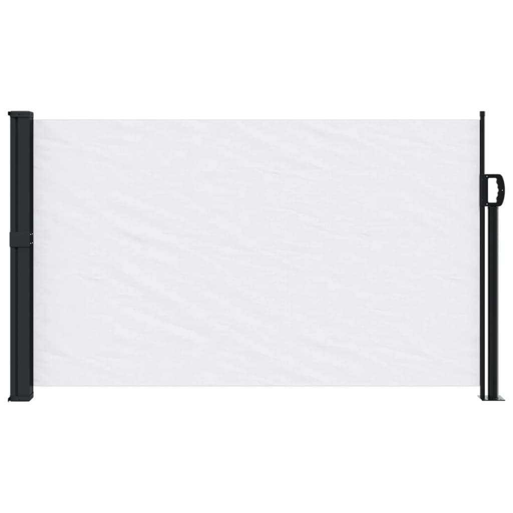 vidaXL Retractable Side Awning White 117x300 cm