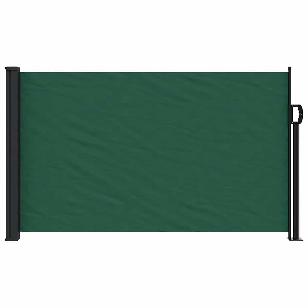 Retractable Side Awning Dark Green 117x300 cm