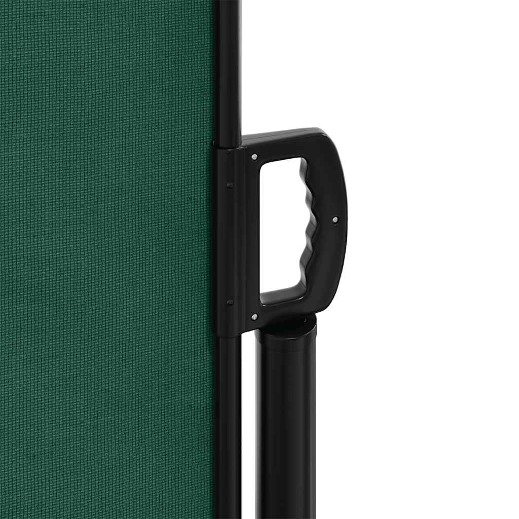 Retractable Side Awning Dark Green 117x300 cm