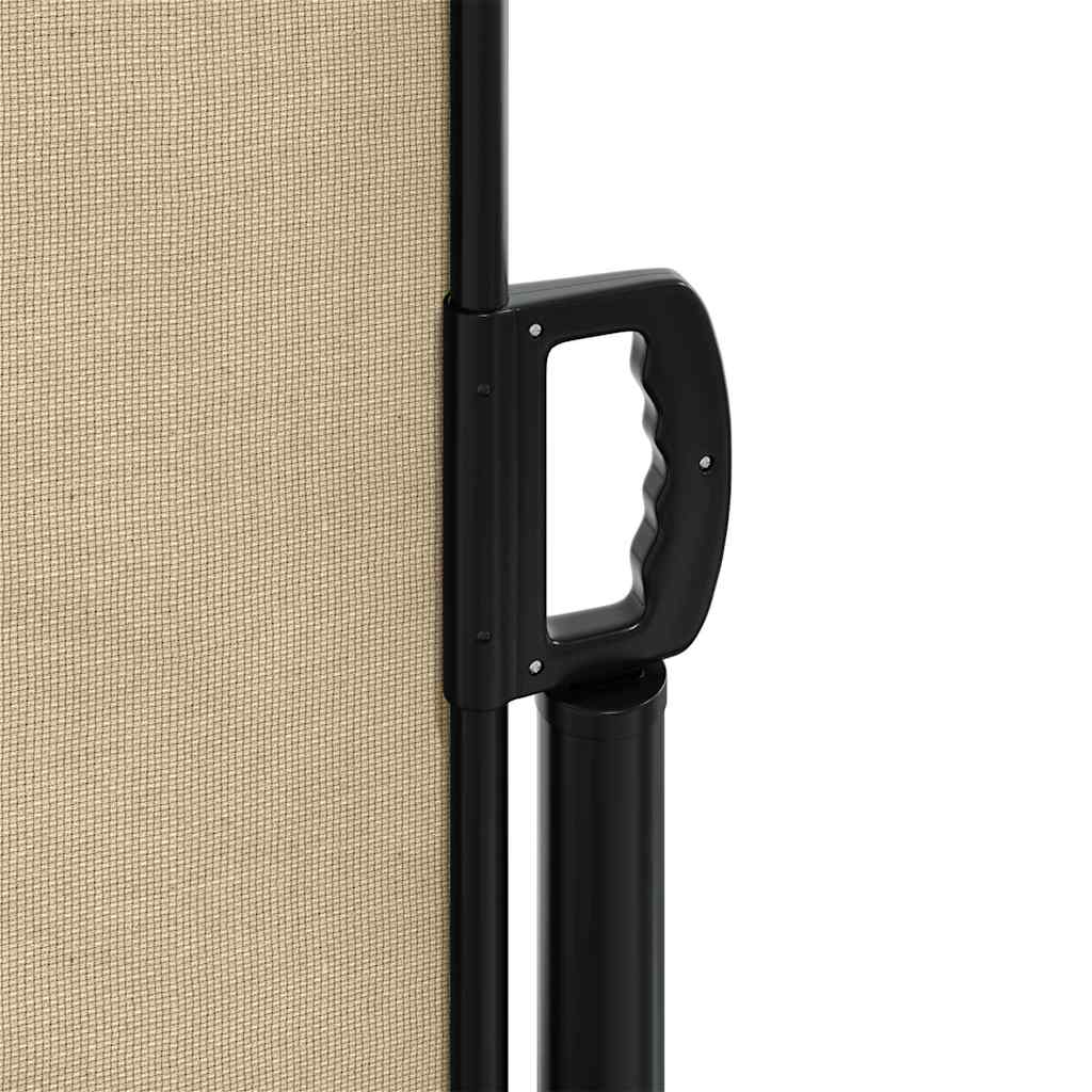 Retractable Side Awning Beige 160x300 cm