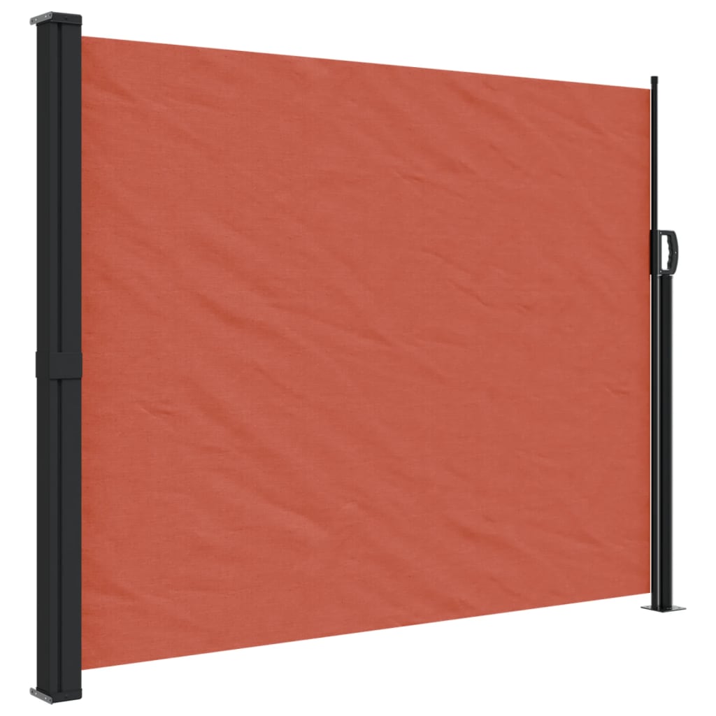 vidaXL Retractable Side Awning Terracotta 160x300 cm