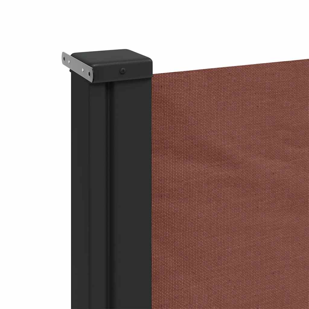 Retractable Side Awning Brown 180x300 cm