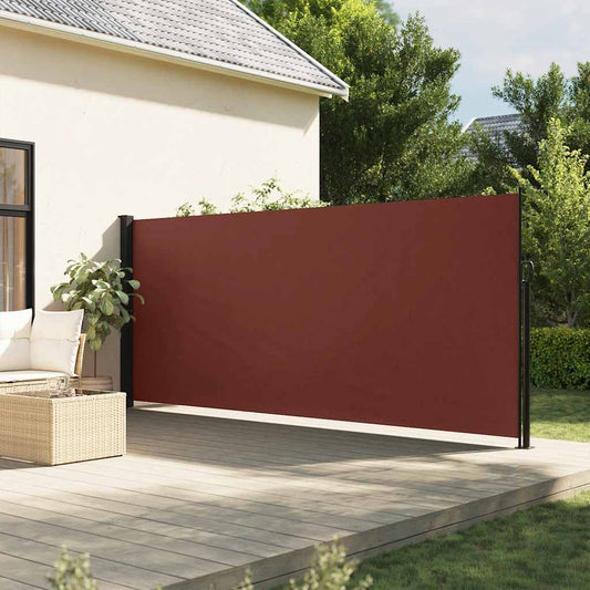 Retractable Side Awning Brown 180x300 cm