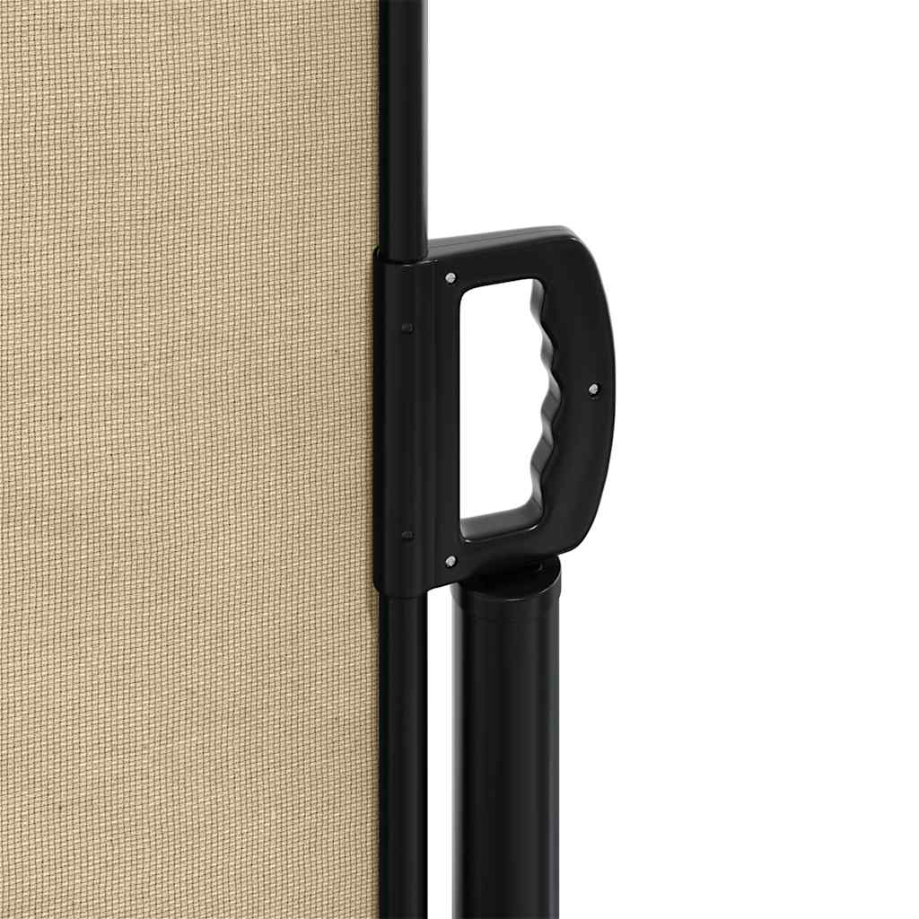 Retractable Side Awning Beige 180x300 cm