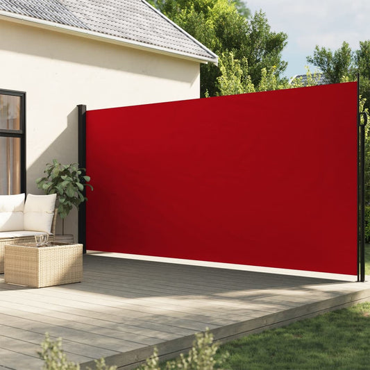 vidaXL Retractable Side Awning Red 200x300 cm